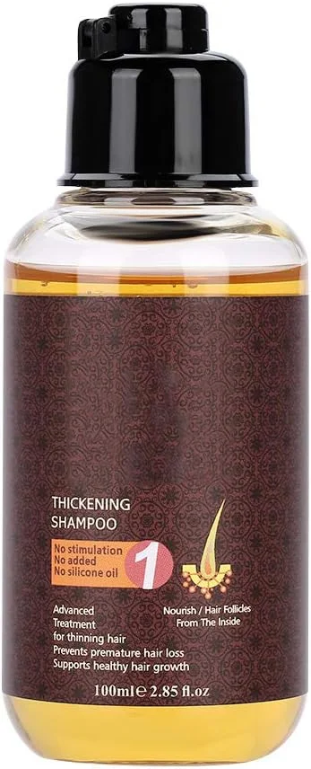 شامپو رشد مو، 100 میلی لیتر، کمک به توقف ریزش مو، مراقبت حرفه ای از مو، شامپو ضخیم کننده، رشد مو، تقویت کننده و تسریع کننده رشد مو برای آقایان و بانوان