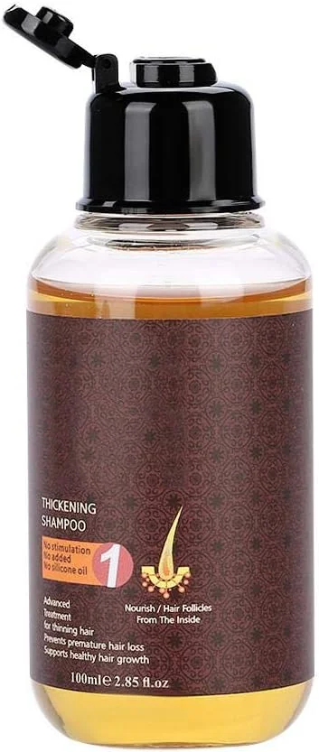 شامپو رشد مو، 100 میلی لیتر، کمک به توقف ریزش مو، مراقبت حرفه ای از مو، شامپو ضخیم کننده، رشد مو، تقویت کننده و تسریع کننده رشد مو برای آقایان و بانوان