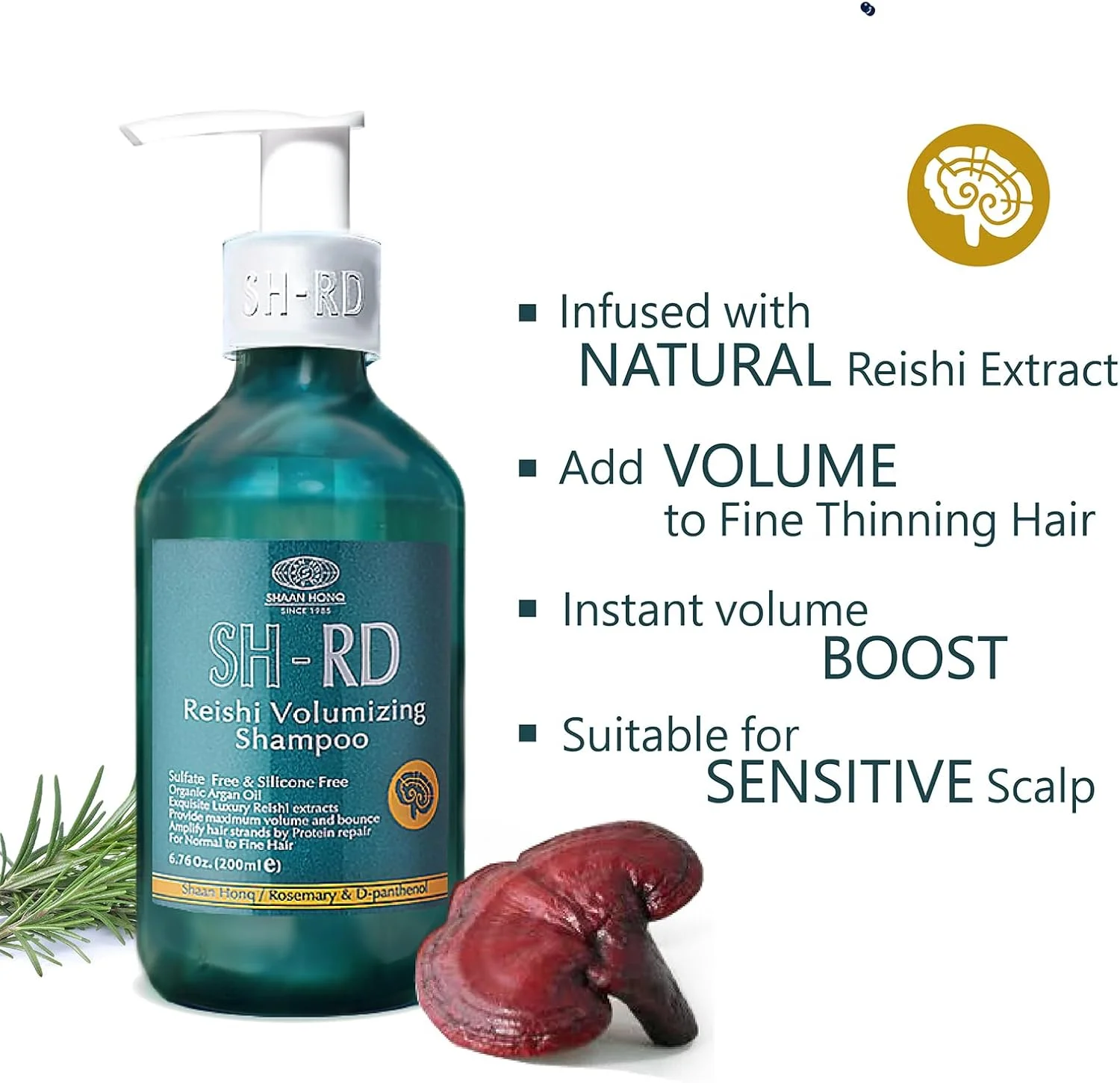 شامپو حجم دهنده ریشی SH-RD (200ml)