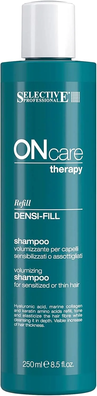 شامپو ضخیم کننده مو سلکتیو پروفشنال Oncare Densi-Fill مناسب استفاده روزانه برای موهای سالم 250 میلی لیتر