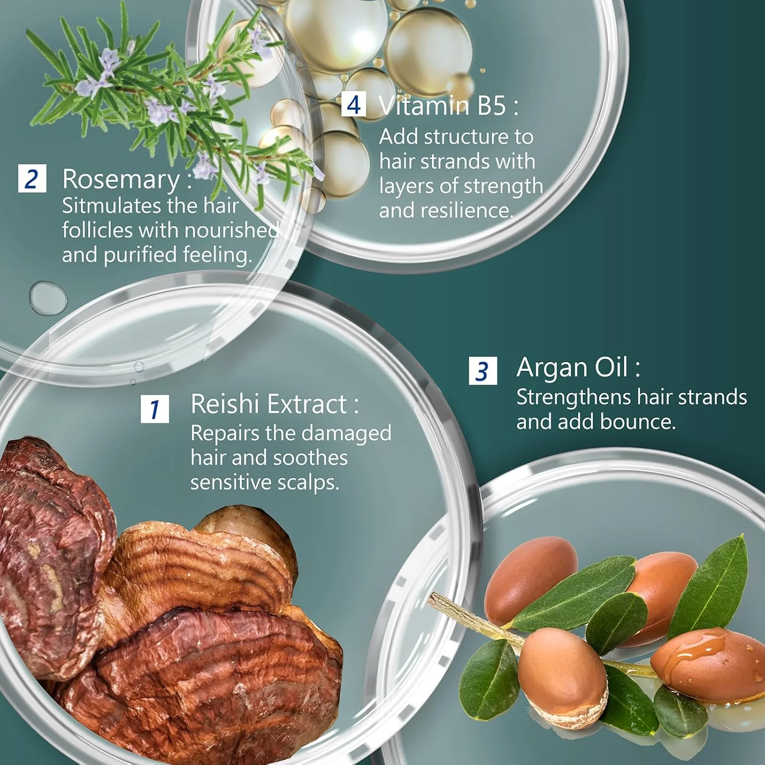 شامپو حجم دهنده ریشی SH-RD (200ml)