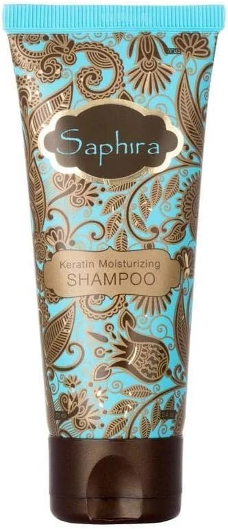 شامپو معدنی مرطوب کننده سفیر، آبرسانی و درخشش برای موهای خشک، آسیب دیده، فر شده یا تحت درمان شیمیایی، بدون سولفات، بدون پارابن، وگان، جلوگیری از وز، 3 اونس، بسته بندی اصلی