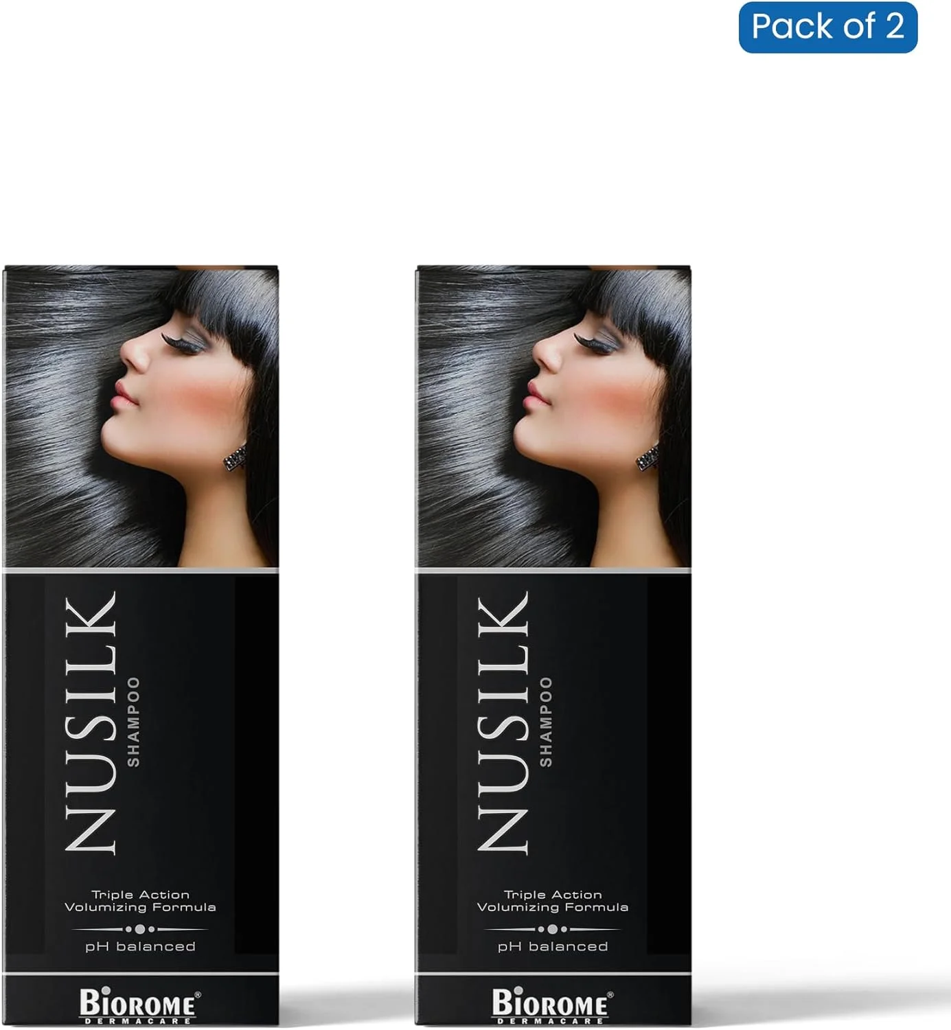 شامپو حجم دهنده سه گانه روتکس بایوروم نوسیلک با فرمول متعادل کننده PH، 100 گرمی (بسته 2 عددی)