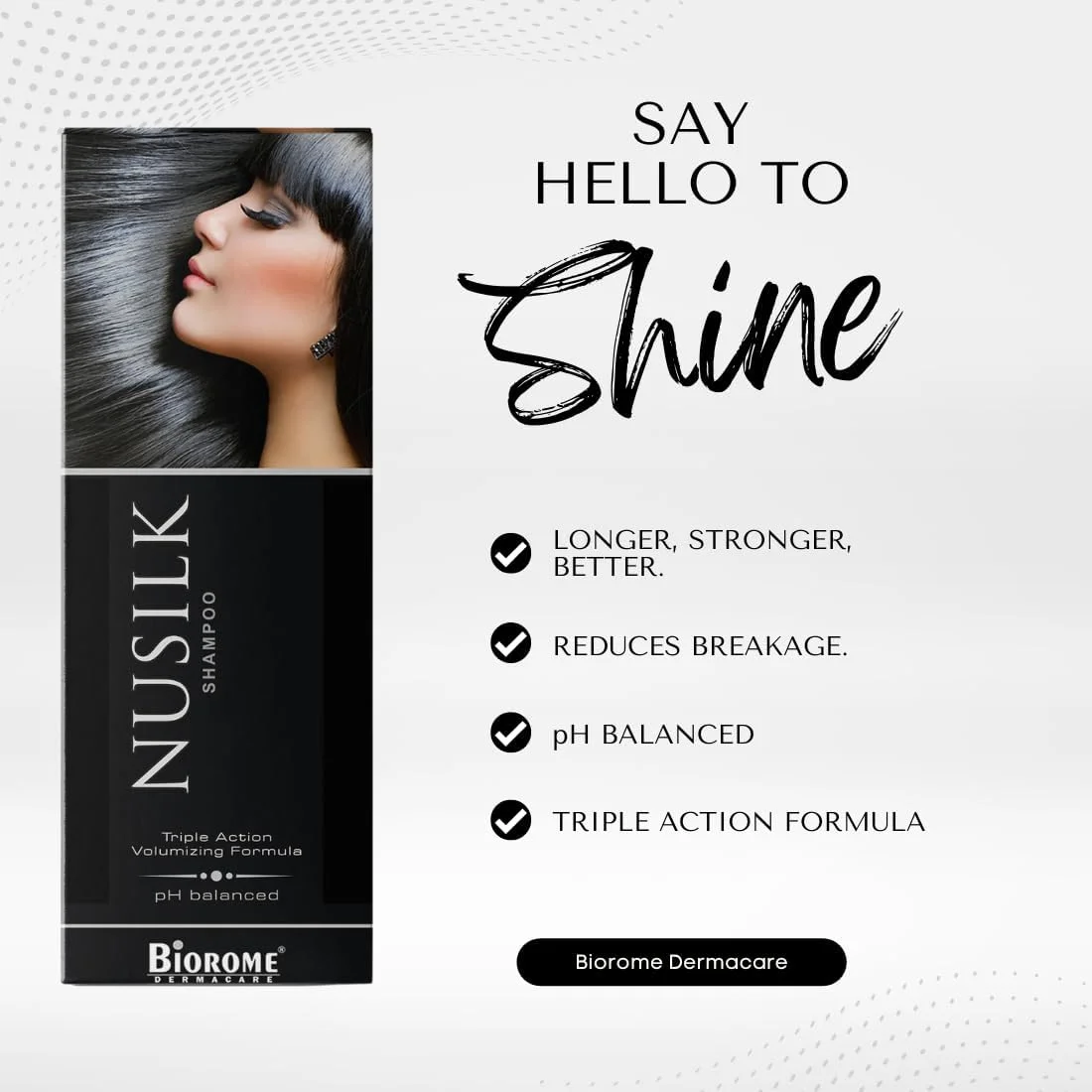 شامپو حجم دهنده سه گانه روتکس بایوروم نوسیلک با فرمول متعادل کننده PH، 100 گرمی (بسته 2 عددی)