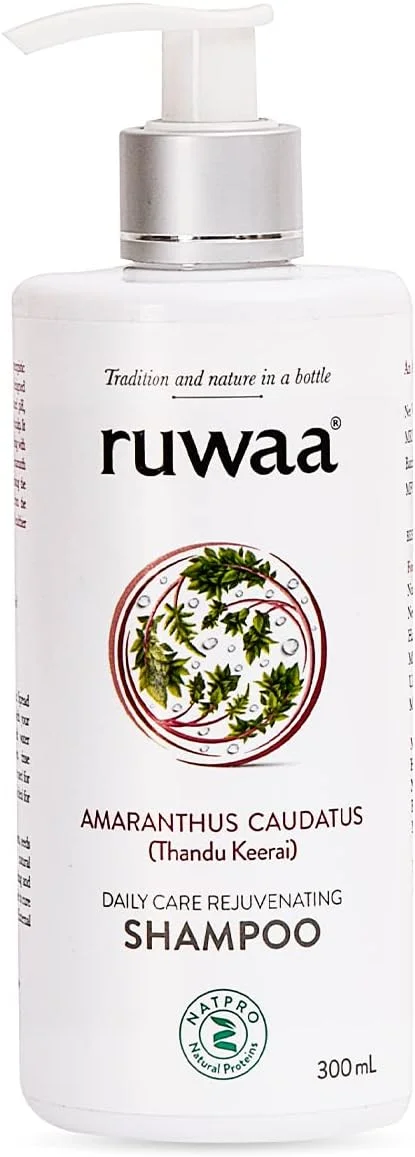 شامپو روزانه احیا کننده و بدون سولفات رووآ حاوی عصاره آمارانتوس 300 میلی لیتر