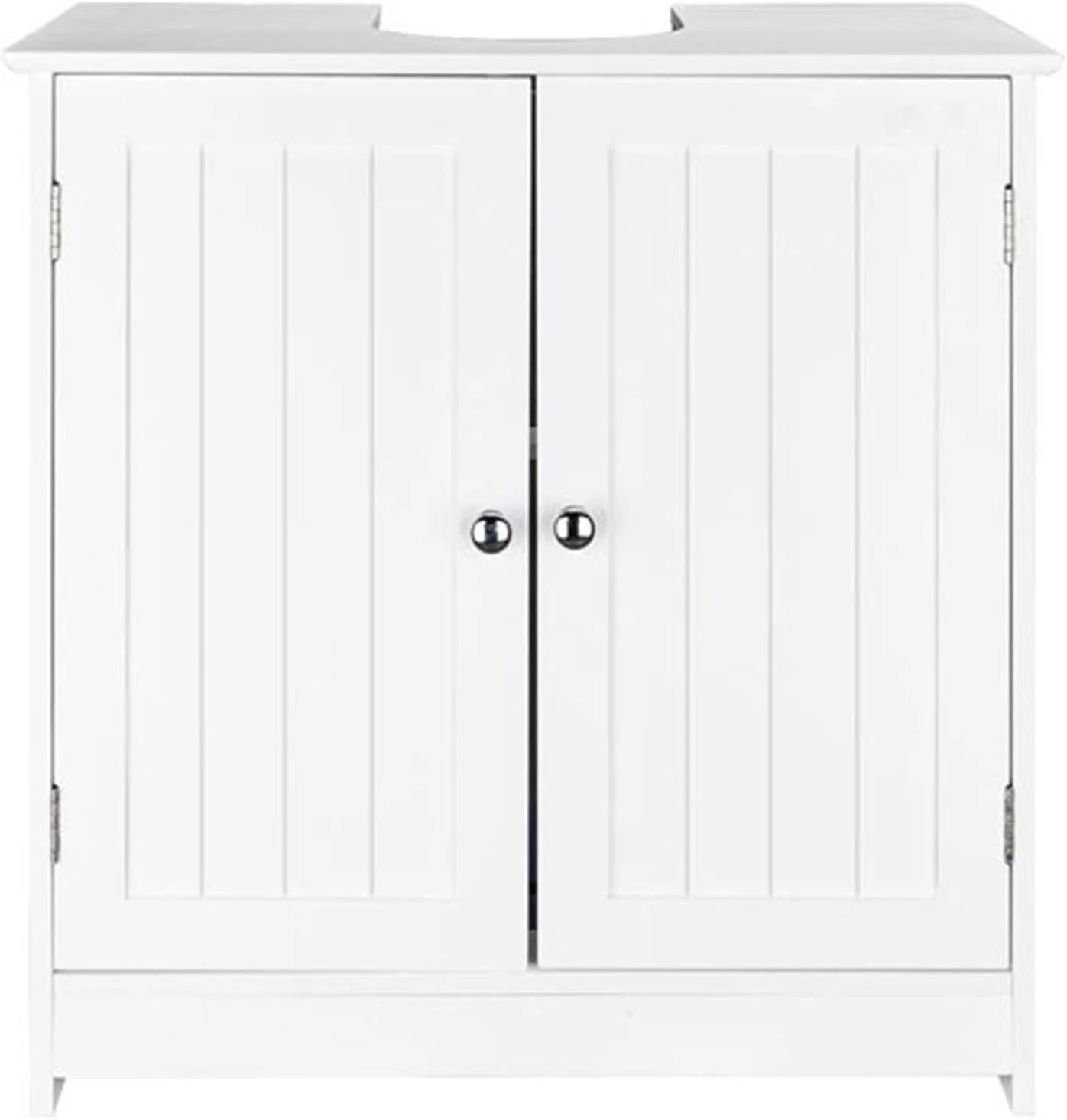 کابینت روشویی دو درب قابل حمل SKEPPY، کابینت ذخیره سازی سفید، مبلمان، کابینت سینک حمام، ضد آب و صرفه جویی در فضا