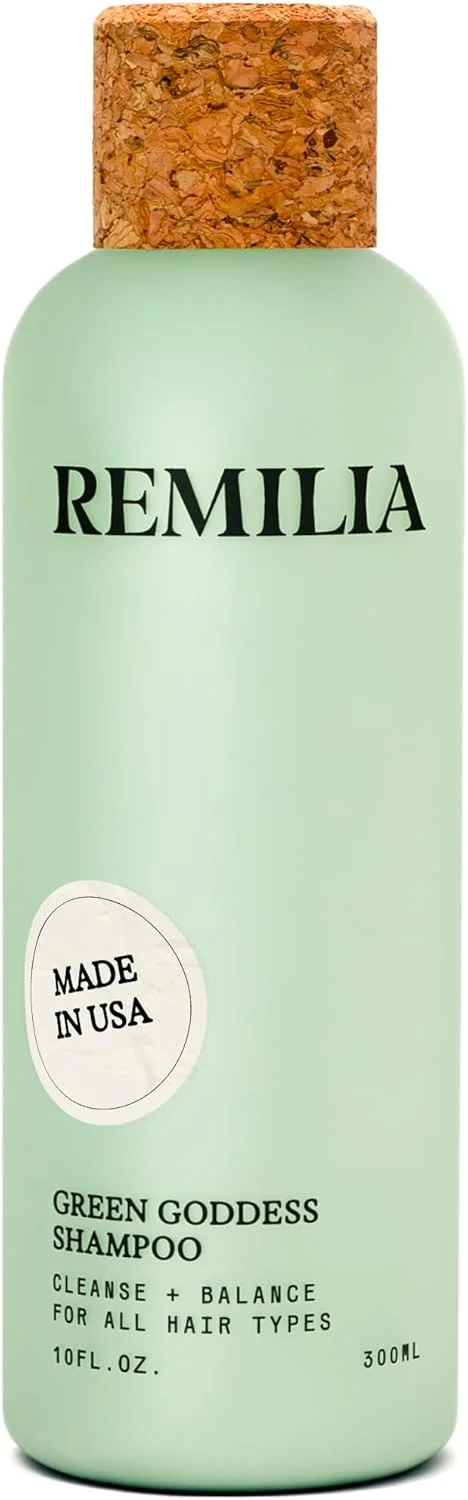 شامپو الهه سبز رمیلیا برای موهای آسیب دیده - حاوی روغن رزماری و عصاره چای سبز - پاک کننده، تقویت کننده، وگان - ساخت آمریکا - 250 میلی لیتر شامپو الهه سبز رمیلیا برای موهای آسیب دیده - حاوی روغن رزماری و عصاره چای سبز - پاک کننده، تقویت کننده، وگان - ساخت آمریکا - 250 میلی لیتر