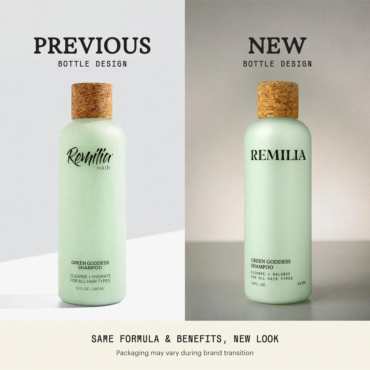 شامپو الهه سبز رمیلیا برای موهای آسیب دیده - حاوی روغن رزماری و عصاره چای سبز - پاک کننده، تقویت کننده، وگان - ساخت آمریکا - 250 میلی لیتر