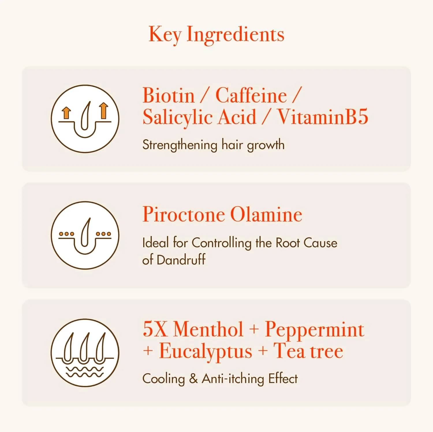 شامپو سر رِد بای کیس Growth MD، منتول 5X با حس خنکی فوق العاده برای موهای ضخیم تر و پرپشت تر، غنی شده با ویتامین ها و بیوتین برای تقویت و تسکین خارش، فرمول وگان و بدون تست حیوانی (295 میلی لیتر)