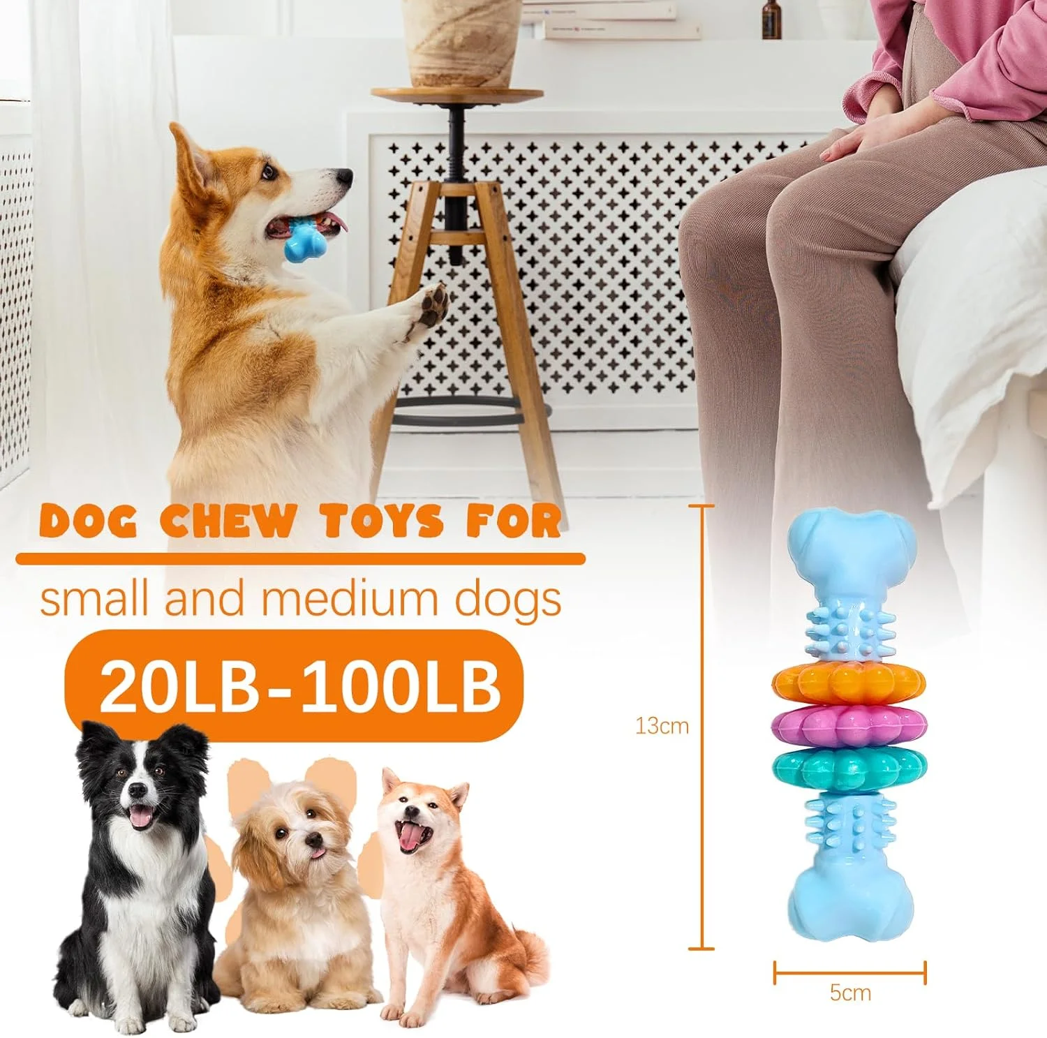 اسباب بازی جویدنی سگ، اسباب بازی جویدنی سگ کوچک، مسواک چوبی سگ، اسباب بازی دندانی سگ، اسباب بازی تمیز کننده دندان سگ، اسباب بازی جویدنی بادوام سگ، اسباب بازی جویدنی تعاملی سگ، هدیه اسباب بازی برای سگ های جویدنی تهاجمی