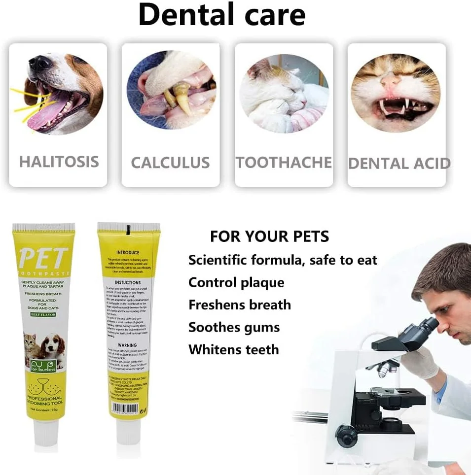 مسواک و خمیر دندان سگ و گربه، مسواک انگشتی سیلیکونی نرم حیوانات خانگی، کیت مراقبت از دندان سگ، رفع پلاک دندان سگ، دندان های سالم و تمیز سگ، خمیر دندان سگ با طعم گوشت گاو مسواک و خمیر دندان سگ و گربه، مسواک انگشتی سیلیکونی نرم حیوانات خانگی، کیت مراقبت از دندان سگ، رفع پلاک دندان سگ، دندان های سالم و تمیز سگ، خمیر دندان سگ با طعم گوشت گاو