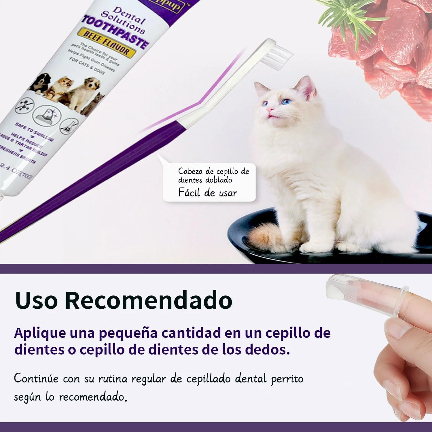 خمیر دندان و مسواک سگ، کیت تنفس تازه حیوانات خانگی، از بین برنده پلاک دندان، سفید کننده دندان، خوشبو کننده نفس سگ، کیت 3 تکه با طعم گوشت گاو، تمیز کردن دندان حیوانات خانگی، کیت مراقبت طبیعی از دندان سگ خمیر دندان و مسواک سگ، کیت تنفس تازه حیوانات خانگی، از بین برنده پلاک دندان، سفید کننده دندان، خوشبو کننده نفس سگ، کیت 3 تکه با طعم گوشت گاو، تمیز کردن دندان حیوانات خانگی، کیت مراقبت طبیعی از دندان سگ