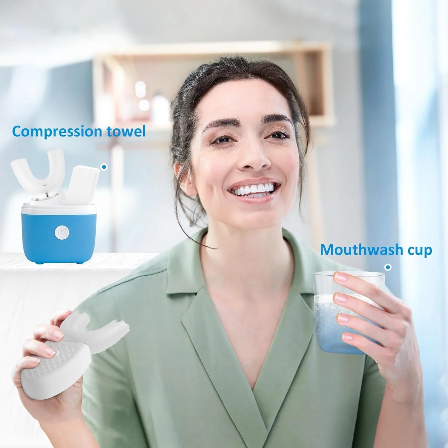 محفظه ضدعفونی کننده مسواک NALACAL، قابل حمل، قابل شارژ، دارای عملکرد زمانبندی، روکش مسافرتی مسواک، سازمان دهنده مسواک محفظه ضدعفونی کننده مسواک NALACAL، قابل حمل، قابل شارژ، دارای عملکرد زمانبندی، روکش مسافرتی مسواک، سازمان دهنده مسواک