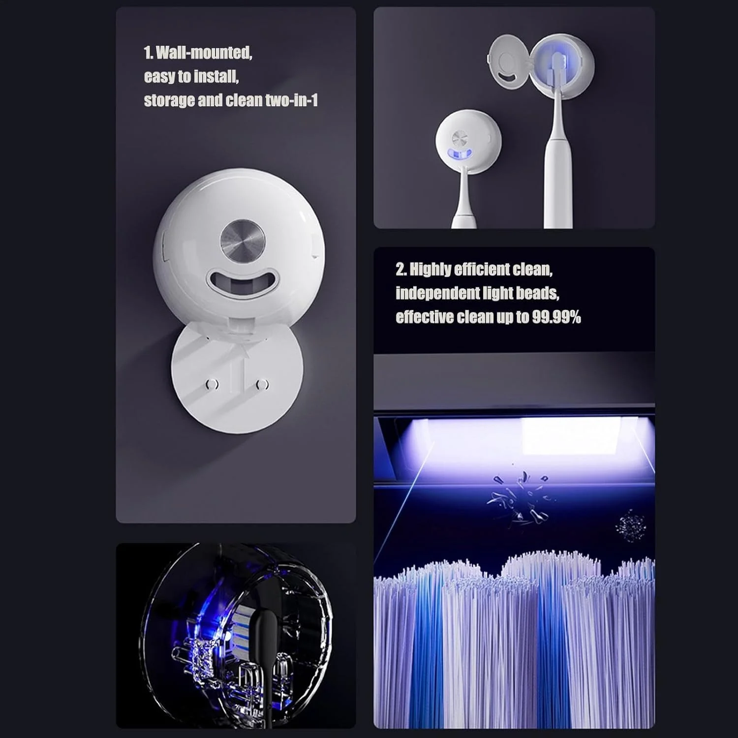 جا مسواکی دیواری با پوشش، جا مسواکی برای حمام، جا مسواکی دیواری برای حمام، دوش، RV، کمپر (سفید) جا مسواکی دیواری با پوشش، جا مسواکی برای حمام، جا مسواکی دیواری برای حمام، دوش، RV، کمپر (سفید)