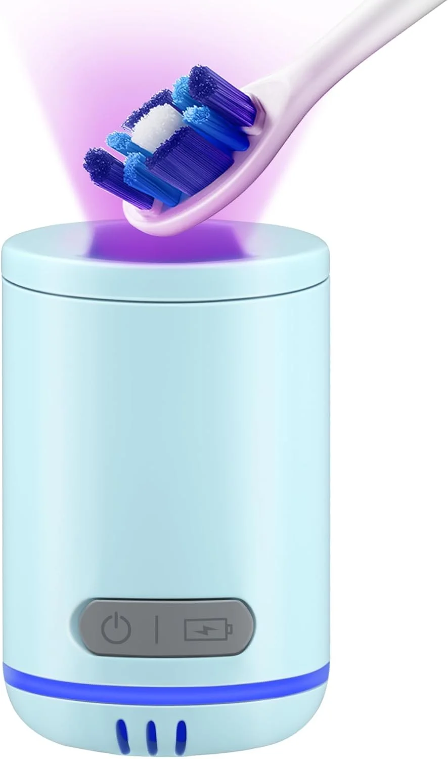 محفظه و نگهدارنده مسواک UV نالاکال با نور، محفظه مسواک با نگهدارنده، محفظه قابل حمل و شارژ مسواک، ضدعفونی کننده مسواک، محفظه قابل حمل و شارژ مسواک