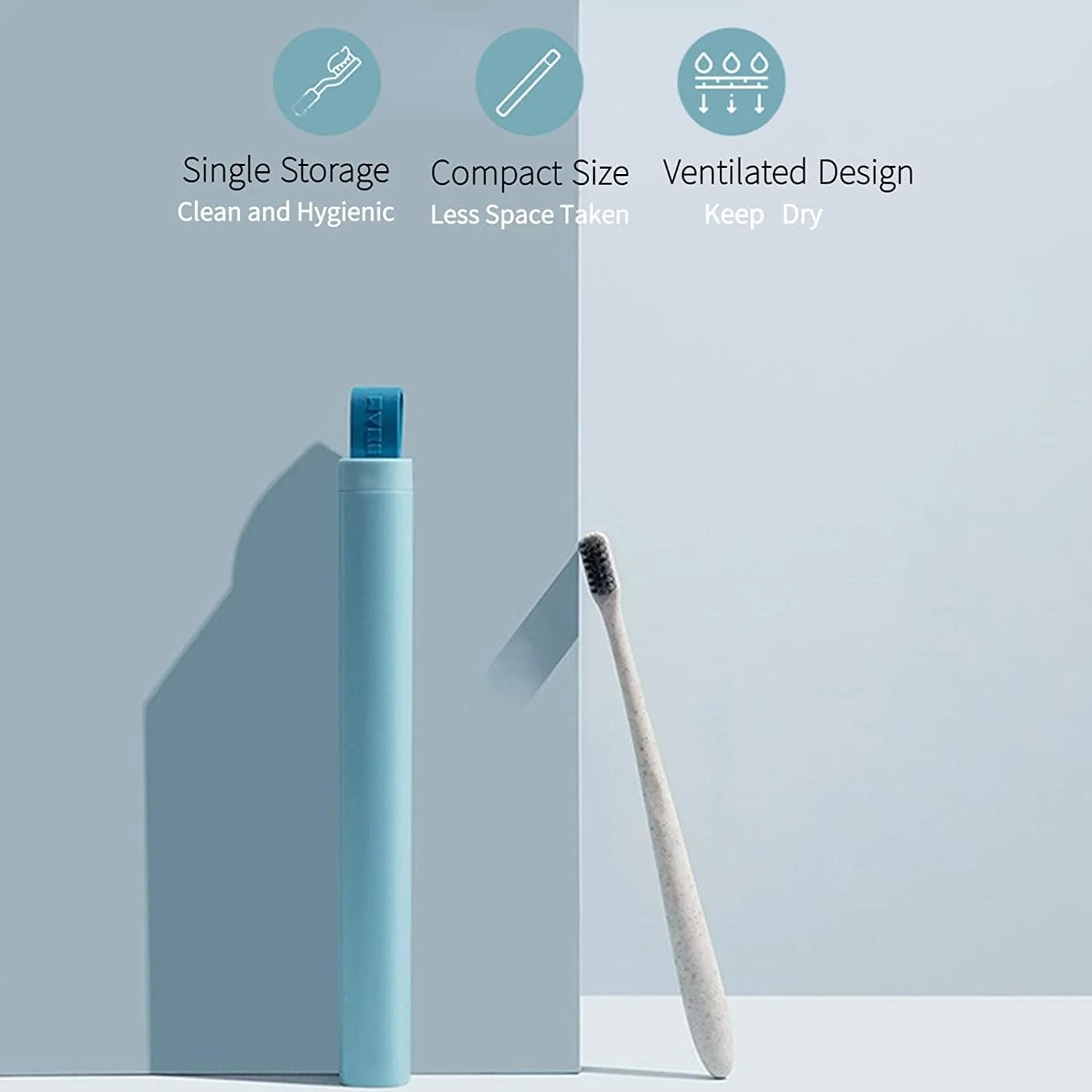 ست ۳ عددی جا مسواکی مسافرتی قابل حمل، محفظه مسافرتی ضد گرد و غبار، نگهدارنده بهداشتی مسواک، مناسب برای سفر، کار، حمام، باشگاه، مدرسه و فعالیت های خارج از منزل ست ۳ عددی جا مسواکی مسافرتی قابل حمل، محفظه مسافرتی ضد گرد و غبار، نگهدارنده بهداشتی مسواک، مناسب برای سفر، کار، حمام، باشگاه، مدرسه و فعالیت های خارج از منزل