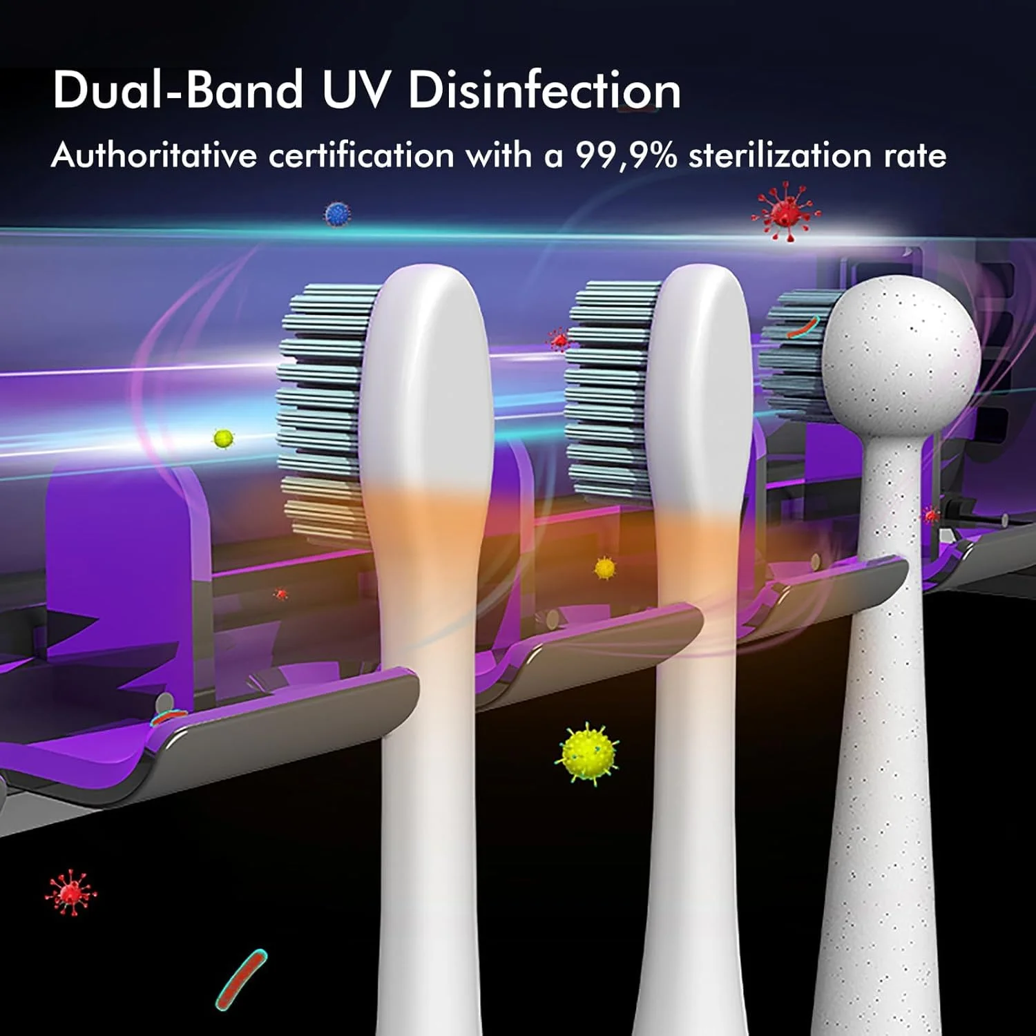 نگهدارنده مسواک UV قابل شارژ NALACAL، سازمان دهنده مسواک دیواری 5+1+1 با عملکردهای گرمایشی، بدون نیاز به سوراخ کاری، نگهدارنده مسواک قابل حمل برای حمام (سفید) نگهدارنده مسواک UV قابل شارژ NALACAL، سازمان دهنده مسواک دیواری 5+1+1 با عملکردهای گرمایشی، بدون نیاز به سوراخ کاری، نگهدارنده مسواک قابل حمل برای حمام (سفید)