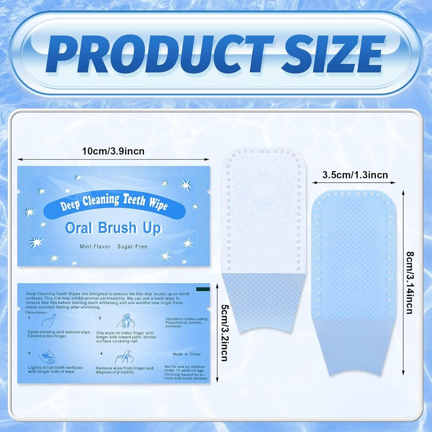 دستمال مرطوب پاک کننده دندان NALACAL، دستمال انگشتی یکبار مصرف، دستمال مرطوب دهان با سطح بافتی برای پاکسازی عمیق دهان بزرگسالان (100 عدد) دستمال مرطوب پاک کننده دندان NALACAL، دستمال انگشتی یکبار مصرف، دستمال مرطوب دهان با سطح بافتی برای پاکسازی عمیق دهان بزرگسالان (100 عدد)