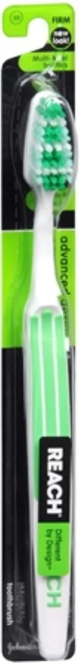 مسواک طراحی پیشرفته ریچ، برس سفت، سر کامل، 1 عدد (بسته 2 عددی)