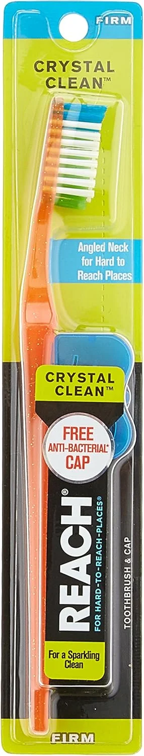 مسواک بزرگسال برس متوسط ریچ کریستال کلین، 1 عدد (رنگ ها ممکن است متفاوت باشند)