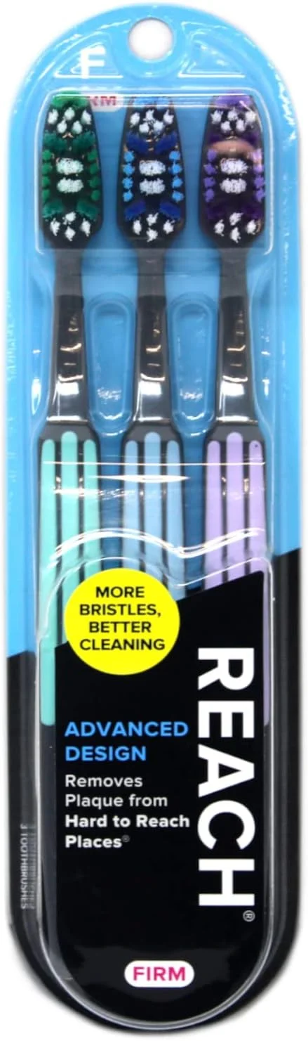 مسواک ریچ Adv با برس سفت سایز 3 عددی