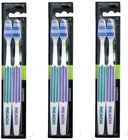 مسواک بین دندانی ریچ، سایز متوسط، بسته دوقلویی - 3 بسته دوقلویی از ریچ