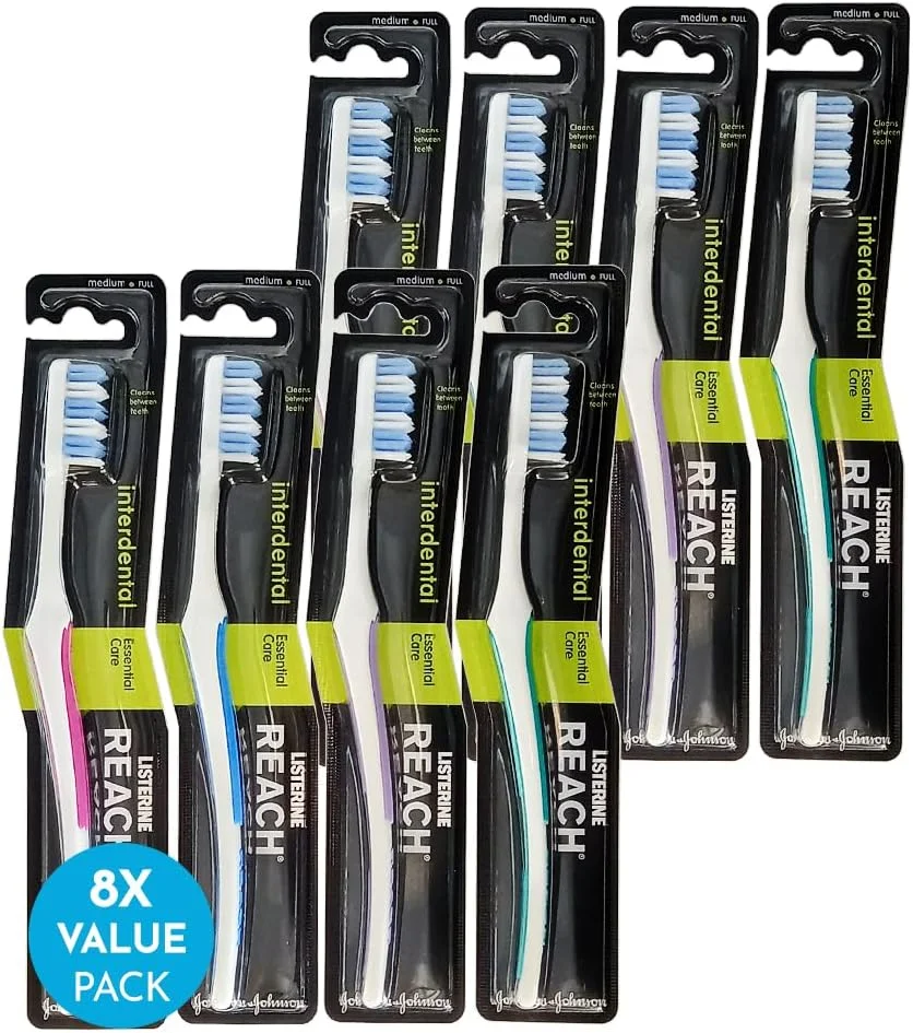 مسواک بین دندانی با سر کامل متوسط ریچ مدل Essential Care (بسته 8 عددی)