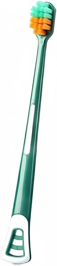 مسواک فوق العاده نرم برای بزرگسالان - مسواک با موهای میکرو و سر پهن، تمیز کننده ملایم لثه، مسواک دستی فوق العاده نرم برای دهان های حساس، بسته 6 عددی