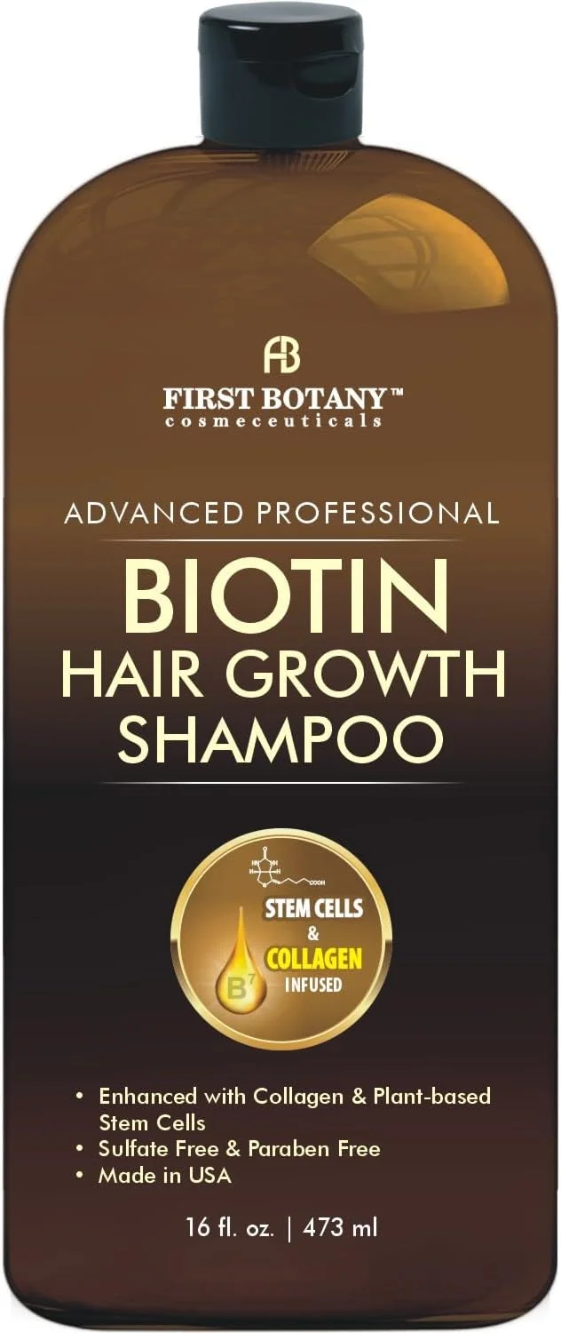 شامپو ضد ریزش و رشد مجدد مو 473 میلی لیتر، حاوی مسدود کننده های DHT، کلاژن و سلول های بنیادی - شامپو آبرسان، سم زدا و حجم دهنده روزانه برای آقایان و بانوان شامپو ضد ریزش و رشد مجدد مو 473 میلی لیتر، حاوی مسدود کننده های DHT، کلاژن و سلول های بنیادی - شامپو آبرسان، سم زدا و حجم دهنده روزانه برای آقایان و بانوان