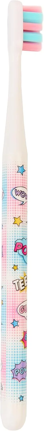 مسواک نوجوانان MontCarotte، مناسب برای دندان های ارتودنسی شده (سفید)