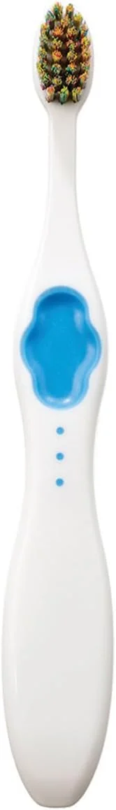 مسواک کودکانه MontCarotte، برس نرم، مناسب برای کودکان 1 سال به بالا، دسته ضد حساسیت (آبی)