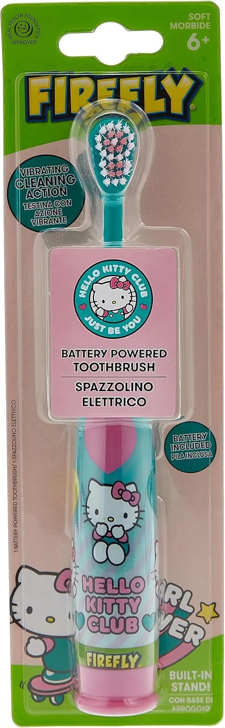 مسواک فایرفلای مدل Mr White Jr Turbo Max با طرح هلو کیتی