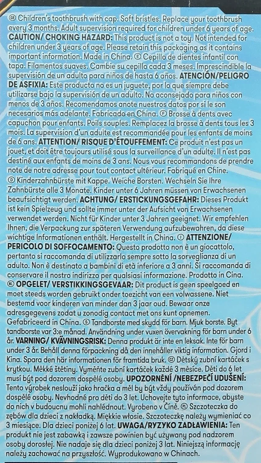 مسواک کودکانه فایرفلای مارول مرد عنکبوتی به همراه پایه مکنده مسواک کودکانه فایرفلای مارول مرد عنکبوتی به همراه پایه مکنده