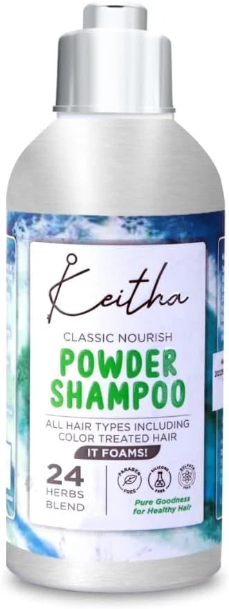 شامپو پودری مغذی کلاسیک کیثا مناسب برای آقایان و بانوان 50 گرم شامپو پودری مغذی کلاسیک کیثا مناسب برای آقایان و بانوان 50 گرم