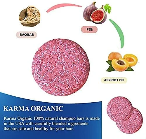 شامپو بار وگان نرم و شیرین کارما ارگانیک نچرالز - مراقبت از مو به داشتن موهایی تغذیه شده و سالم کمک می کند