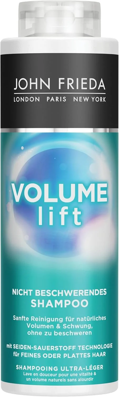 شامپو حجم دهنده جان فریدا Volume Lift - سایز بزرگ: 500 میلی لیتر - برای حجم و پرپشتی - نوع مو: نازک، کم پشت، صاف - سایز کابینتی شامپو حجم دهنده جان فریدا Volume Lift - سایز بزرگ: 500 میلی لیتر - برای حجم و پرپشتی - نوع مو: نازک، کم پشت، صاف - سایز کابینتی