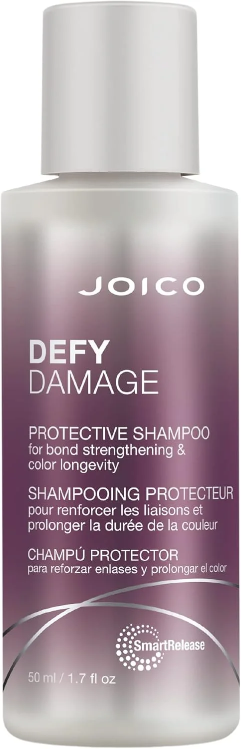 شامپو محافظت کننده موهای رنگ شده جویکو مدل Defy Damage | تقویت کننده پیوند مو و حفظ رنگ مو | حاوی روغن دانه مورینگا و آرژنین | حجم 50 میلی لیتر شامپو محافظت کننده موهای رنگ شده جویکو مدل Defy Damage | تقویت کننده پیوند مو و حفظ رنگ مو | حاوی روغن دانه مورینگا و آرژنین | حجم 50 میلی لیتر