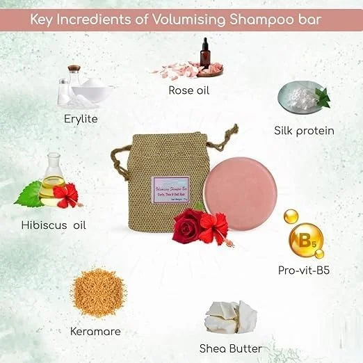 شامپو بار حجم دهنده برای موهای مجعد، فر و موج دار | (بسته 1 عددی) - 75 گرم شامپو بار حجم دهنده برای موهای مجعد، فر و موج دار | (بسته 1 عددی) - 75 گرم