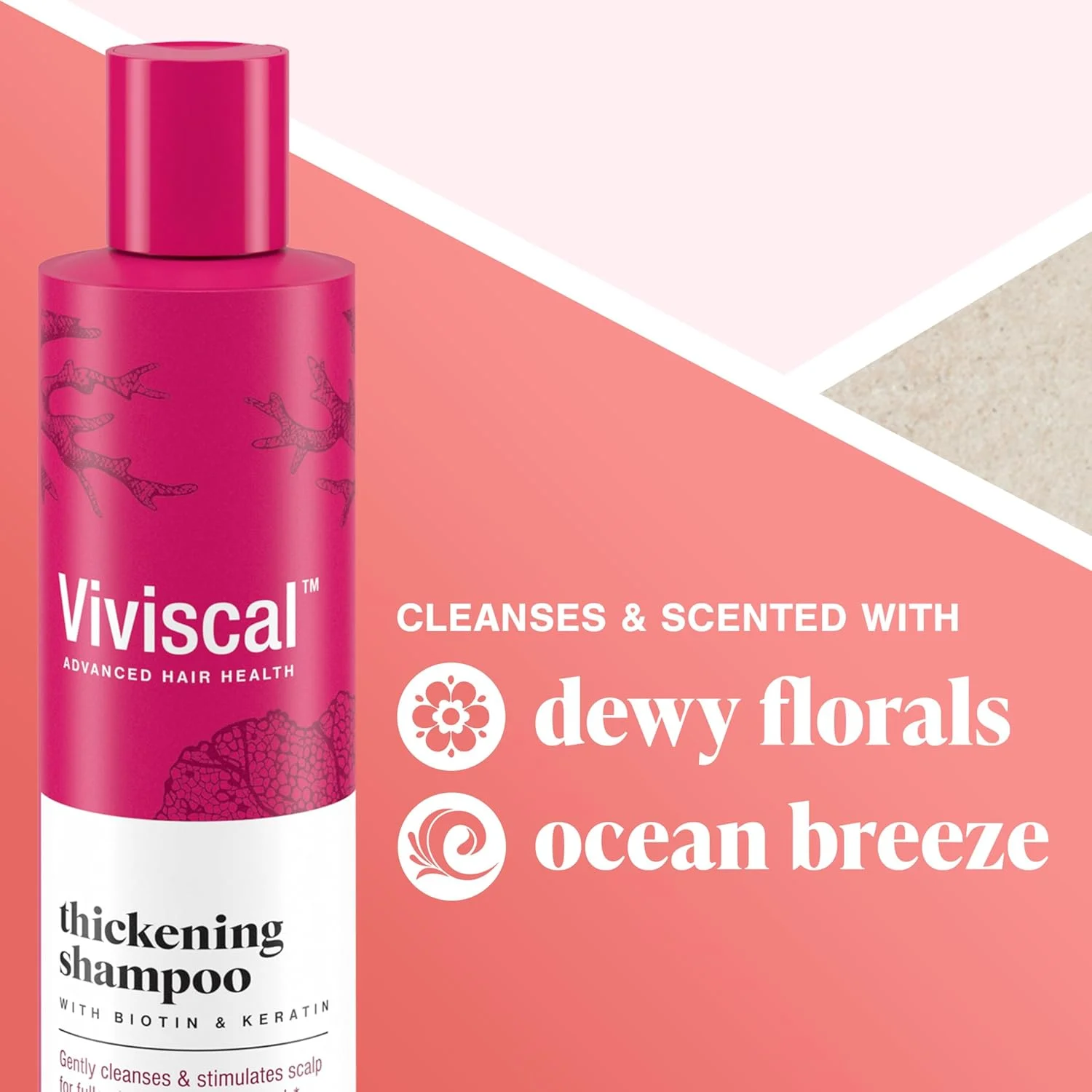 شامپو ضخیم کننده مو Viviscal Advanced Hair Health حاوی بیوتین و کراتین غنی شده با کلاژن دریایی و عصاره جلبک دریایی، به تقویت مو کمک کرده و شکستگی را کاهش می دهد، 250 میلی لیتر شامپو ضخیم کننده مو Viviscal Advanced Hair Health حاوی بیوتین و کراتین غنی شده با کلاژن دریایی و عصاره جلبک دریایی، به تقویت مو کمک کرده و شکستگی را کاهش می دهد، 250 میلی لیتر