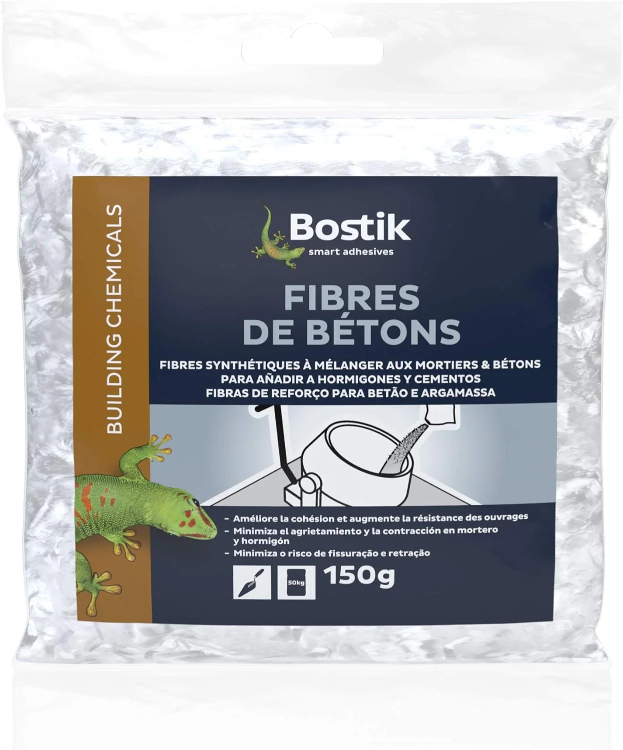 الیاف بتن بوستیک 150 گرم