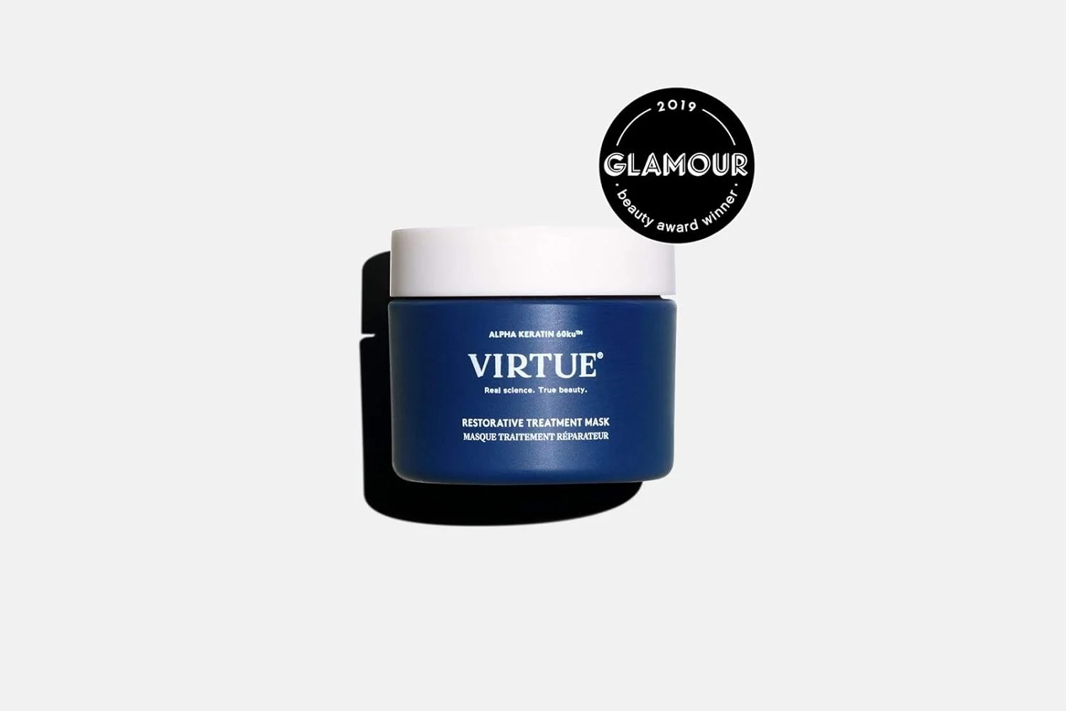 شامپو پاک کننده Virtue حجم 4 اونس و ماسک ترمیم کننده مو حجم 0.5 اونس - ترمیم موهای آسیب دیده - موهای نرم، حجیم و سالم - غنی شده با پروتئین کراتین - شامپو و ماسک مو وگان بدون پارابن شامپو پاک کننده Virtue حجم 4 اونس و ماسک ترمیم کننده مو حجم 0.5 اونس - ترمیم موهای آسیب دیده - موهای نرم، حجیم و سالم - غنی شده با پروتئین کراتین - شامپو و ماسک مو وگان بدون پارابن