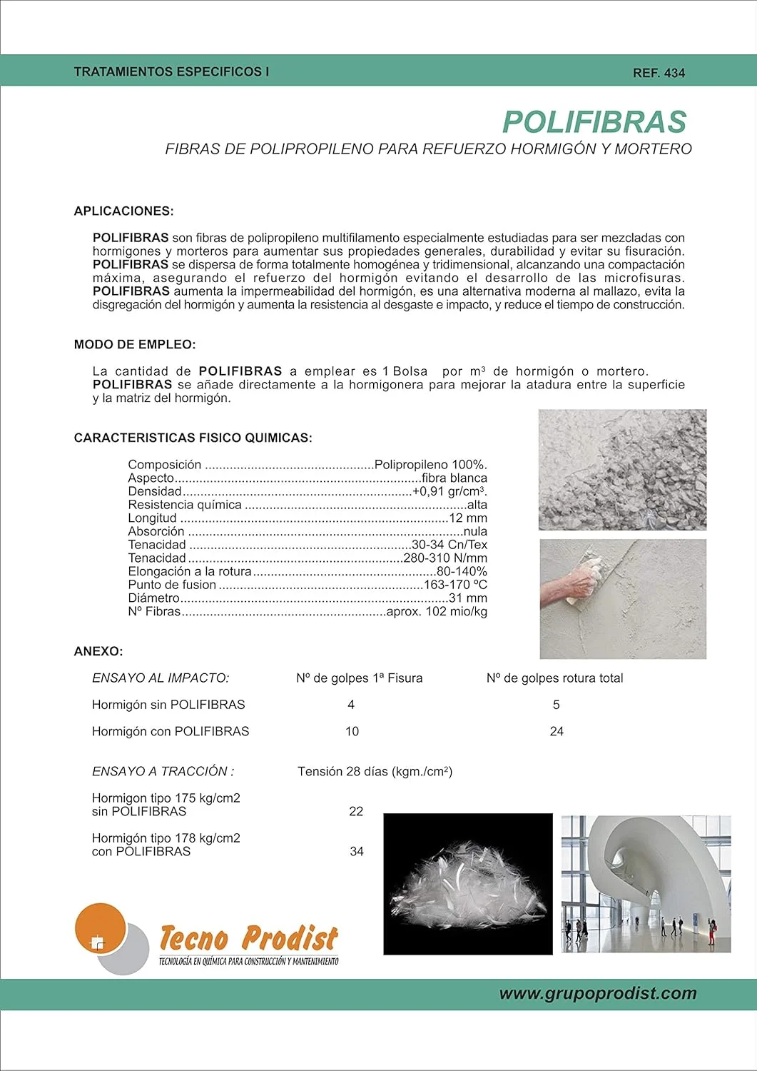 الیاف پلی فیبر تکنو پرودیست، الیاف برای بتن، ملات یا گچ. - پلی پروپیلن (Pp) - تقویت و استحکام، جلوگیری از ترک خوردگی، پراکندگی سریع و یکنواخت در مخلوط (4 بسته 500 گرمی) الیاف پلی فیبر تکنو پرودیست، الیاف برای بتن، ملات یا گچ. - پلی پروپیلن (Pp) - تقویت و استحکام، جلوگیری از ترک خوردگی، پراکندگی سریع و یکنواخت در مخلوط (4 بسته 500 گرمی)