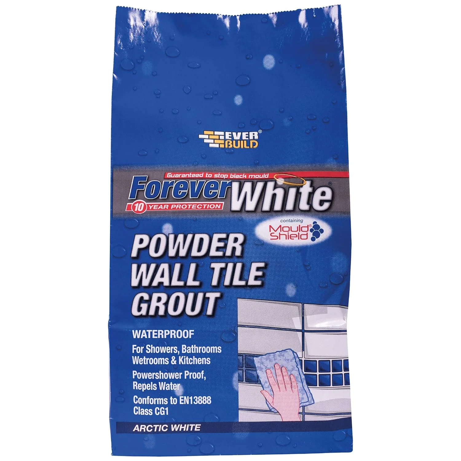 پودر بندکشی کاشی دیوار Everbuild Forever White - مقاوم در برابر آب - حاوی محافظ کپک - مناسب برای استفاده در فضای داخلی - سفید قطبی - جعبه 1.2 کیلوگرمی پودر بندکشی کاشی دیوار Everbuild Forever White - مقاوم در برابر آب - حاوی محافظ کپک - مناسب برای استفاده در فضای داخلی - سفید قطبی - جعبه 1.2 کیلوگرمی