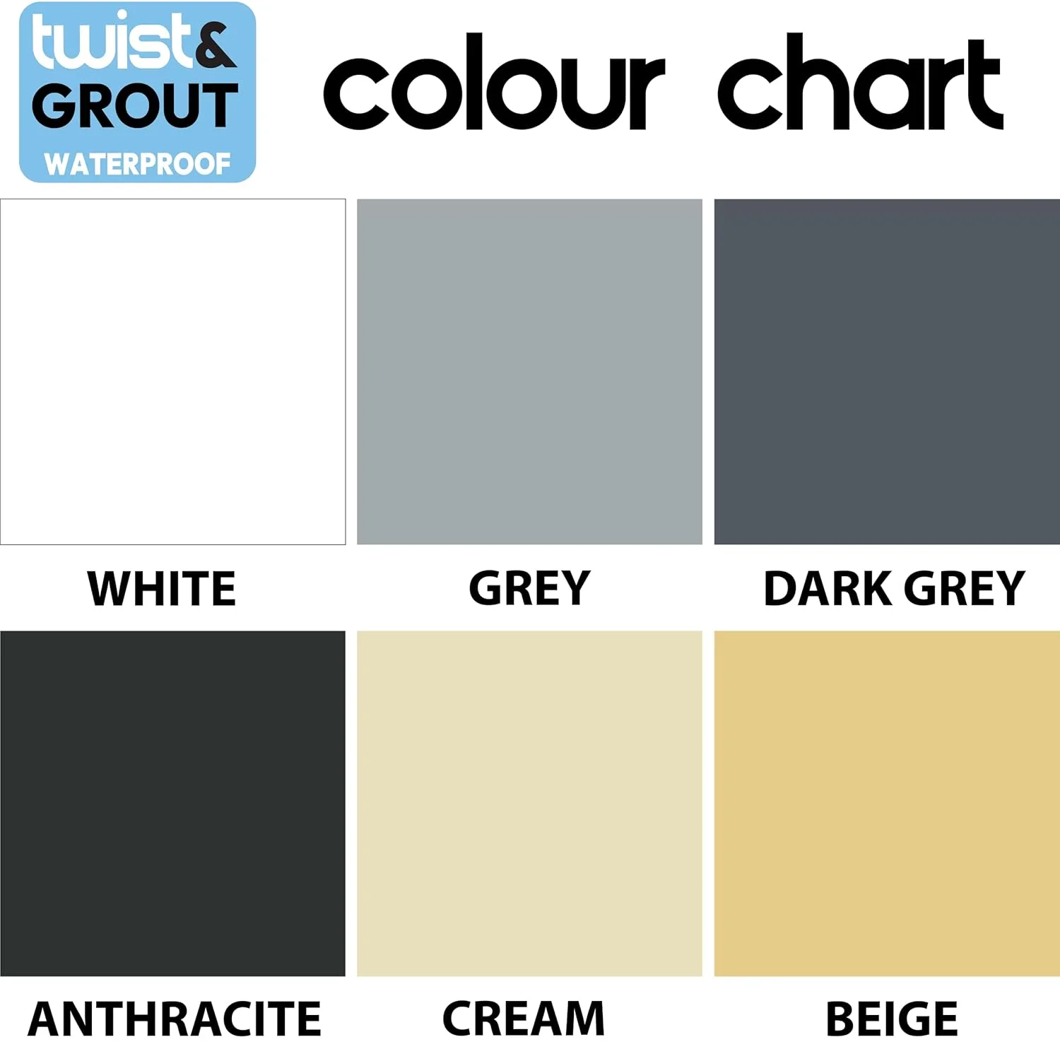 تعمیر کننده دوغاب از پیش مخلوط شده و ضد آب Floor-Fix Pro Twist & Grout | خشک شدن سریع و استفاده آسان | فرمول اکریلیک بادوام | ایده آل برای آشپزخانه و حمام | نوسازی کاشی ها، بژ