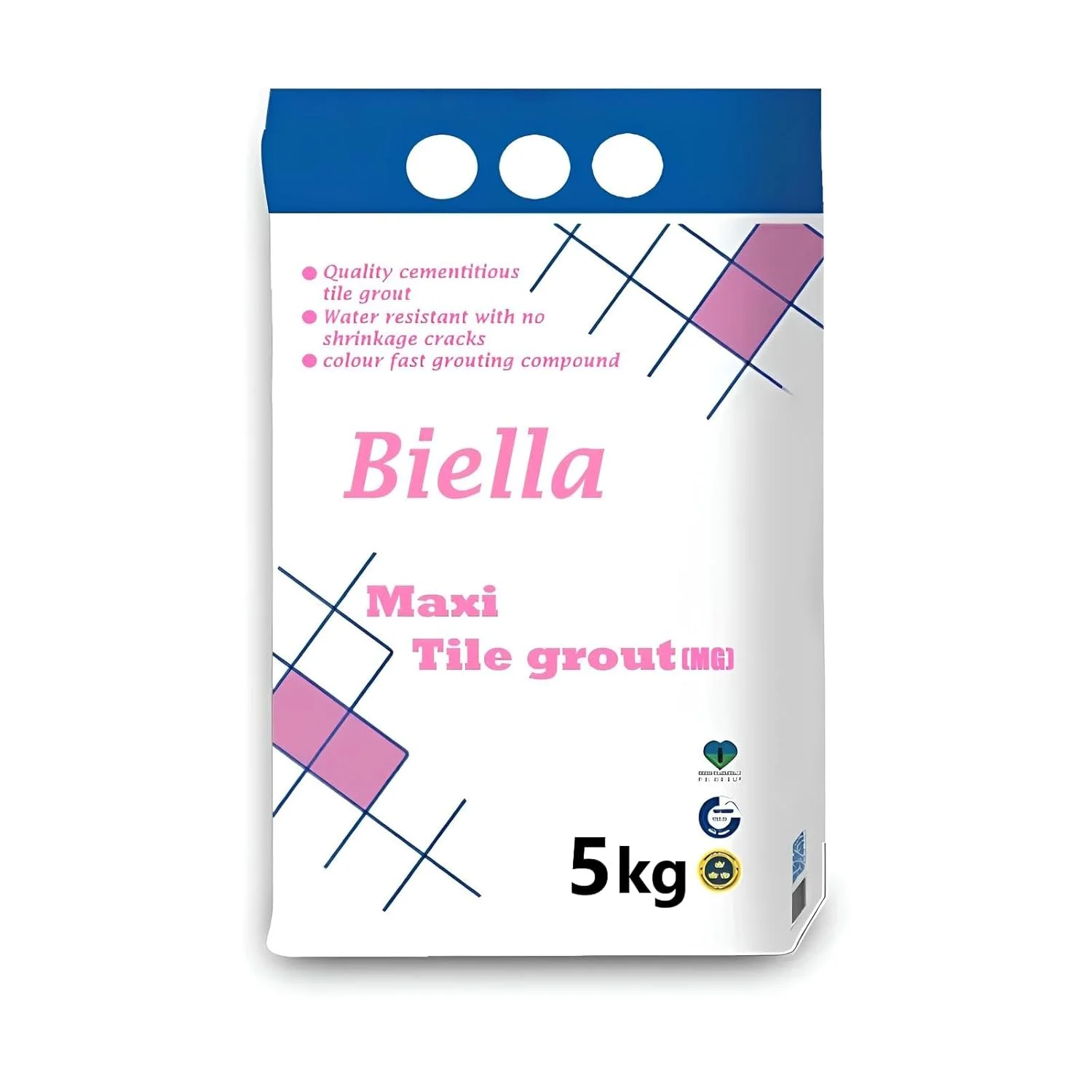 پودر بندکشی کاشی بیلا 5 کیلوگرمی ماکسی - پرکننده درز چند منظوره برای کاشی های سرامیکی، موزاییک و کلینکر، ایده آل برای استفاده در داخل و خارج از منزل (MG 8 PLATINUM)