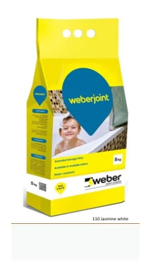 پودر بندکشی پیش مخلوط سیمانی Weber - رنگ های متنوع (سفید یاسمنی)