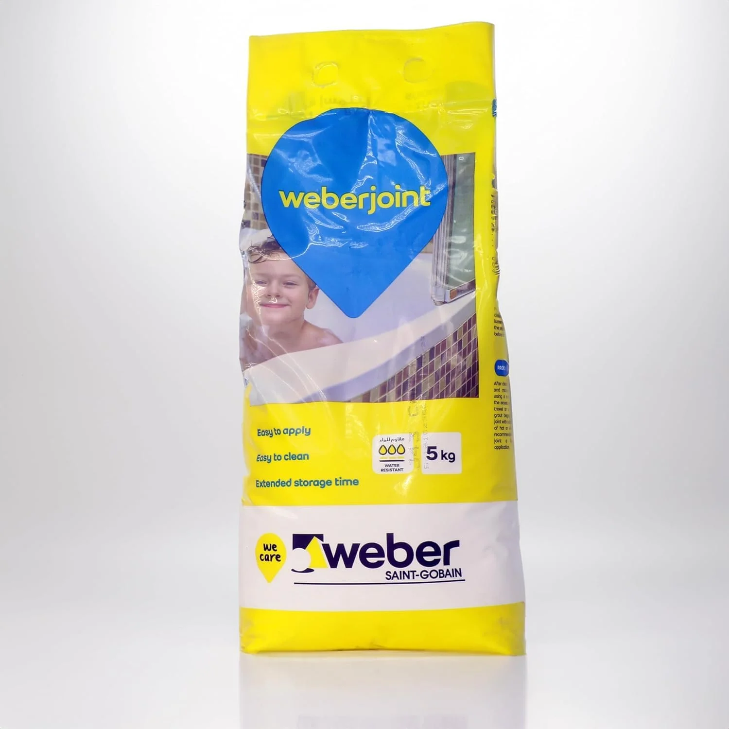 پودر بندکشی پیش مخلوط سیمانی Weber - رنگ های متنوع (سفید یاسمنی) پودر بندکشی پیش مخلوط سیمانی Weber - رنگ های متنوع (سفید یاسمنی)