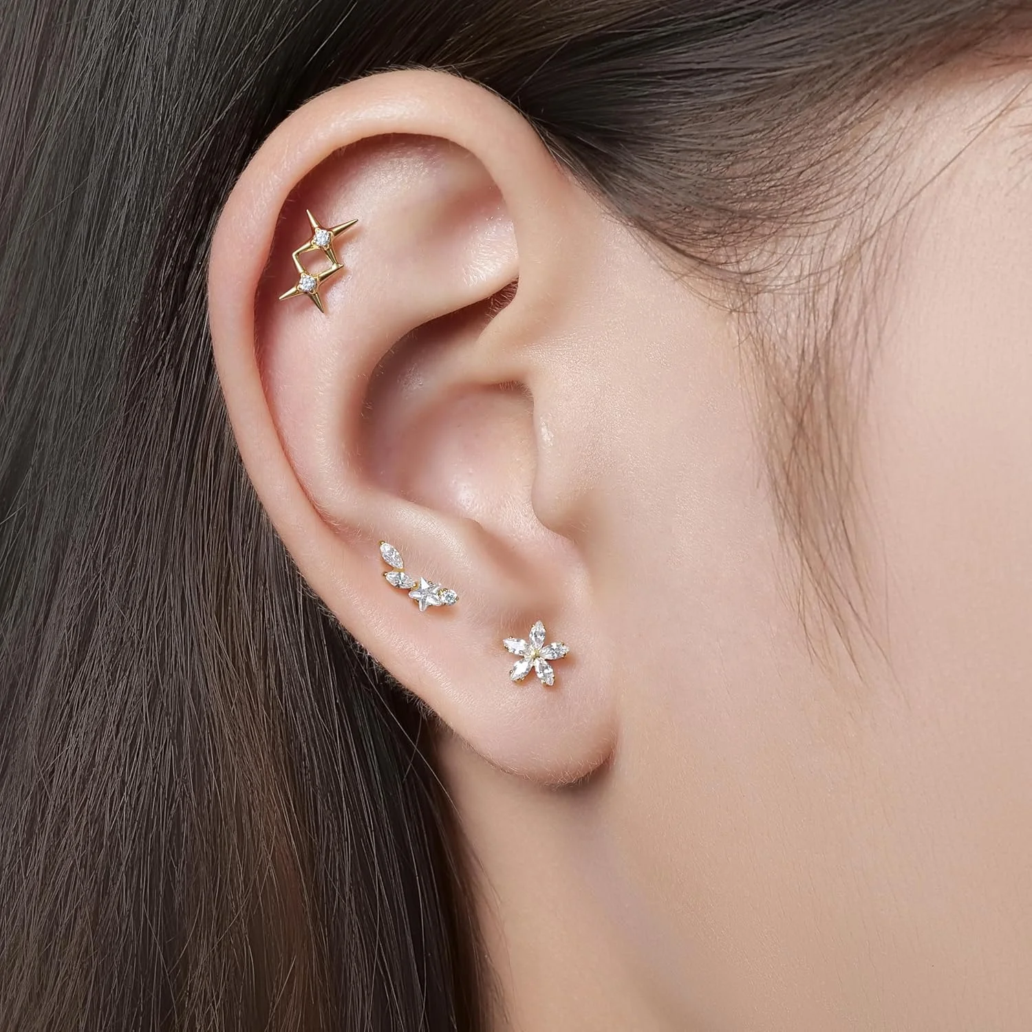 پیرسینگ بدن تیتانیومی 18G لیمرنسیا، گوشواره میخی پشت صاف رزوه ای داخلی تراگوس هلیکس غضروف صدف مدوسا برای زنان و مردان 1 عدد پیرسینگ بدن تیتانیومی 18G لیمرنسیا، گوشواره میخی پشت صاف رزوه ای داخلی تراگوس هلیکس غضروف صدف مدوسا برای زنان و مردان 1 عدد