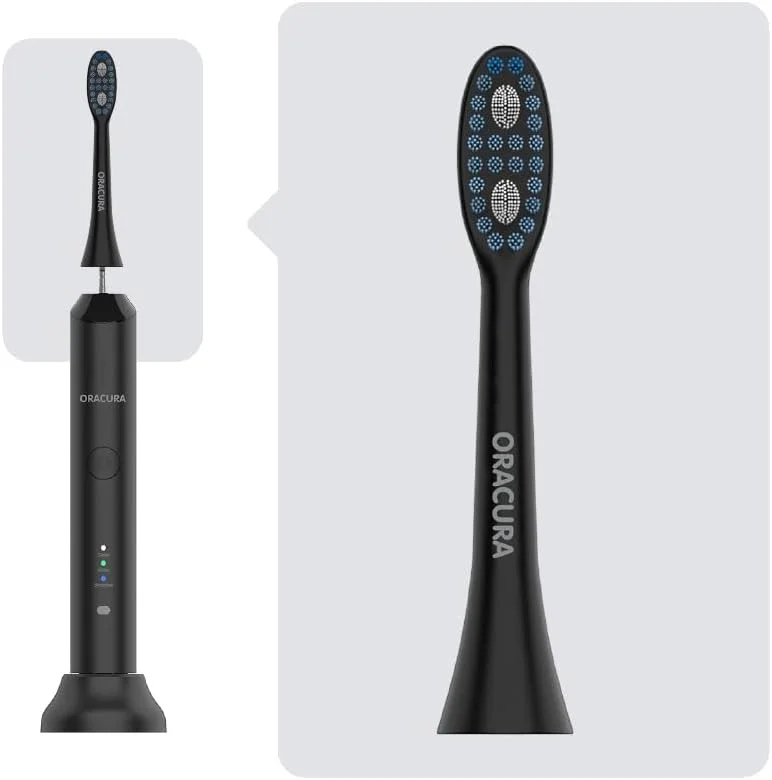 سری مسواک برقی نرمال ORACURA® Sonic Plus برای SB300 (مشکی، بسته یک عددی)