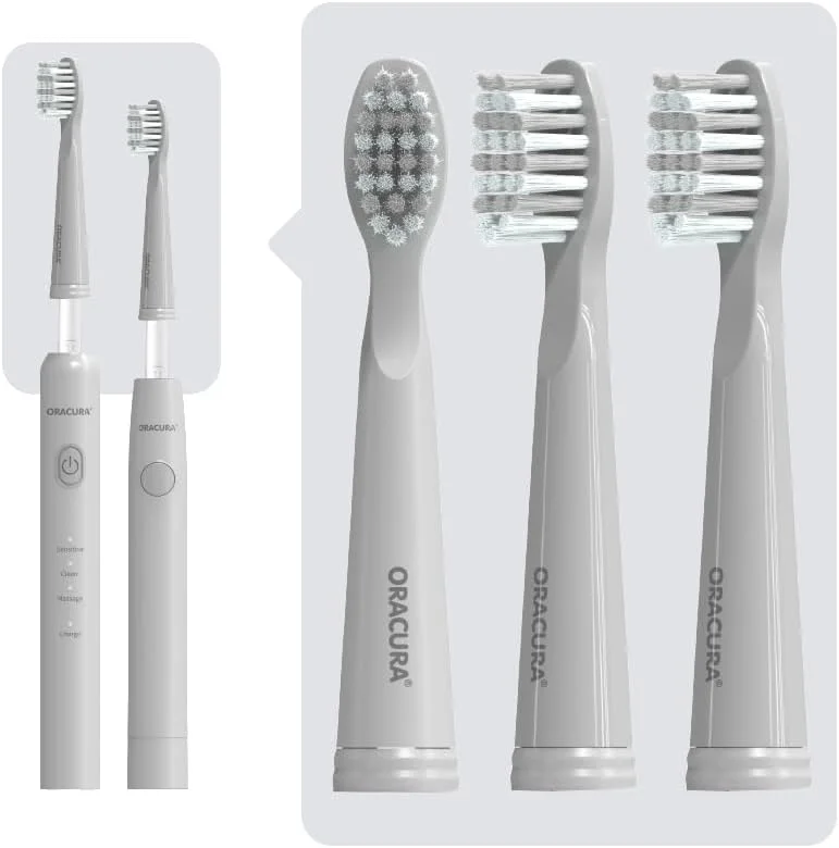 سری مسواک برقی صوتی اوراکورا برای مدل های SB100 و SB200 (سفید، بسته یک عددی)